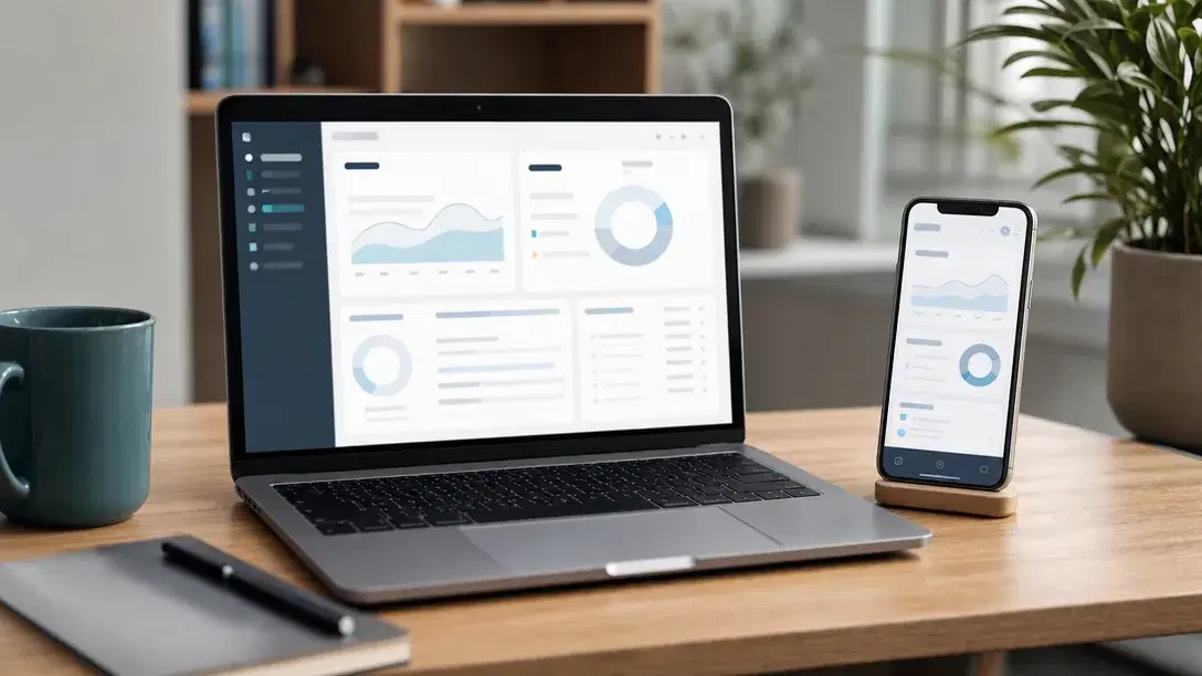 Companion mobile app alongside a web platform, produced by mobile app development