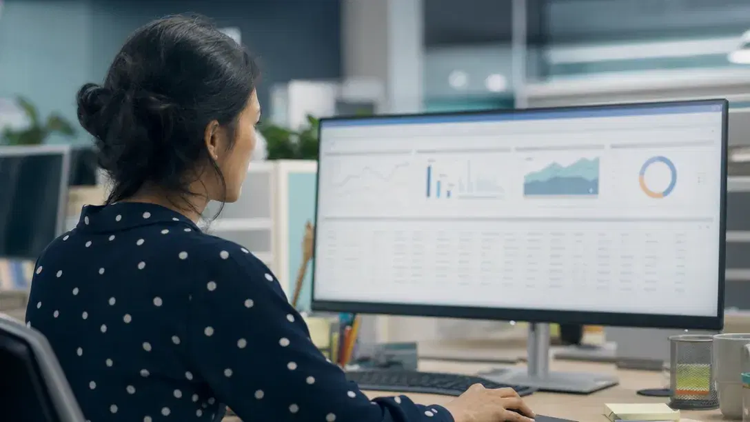 Internal operations dashboard delivered by a web application development team