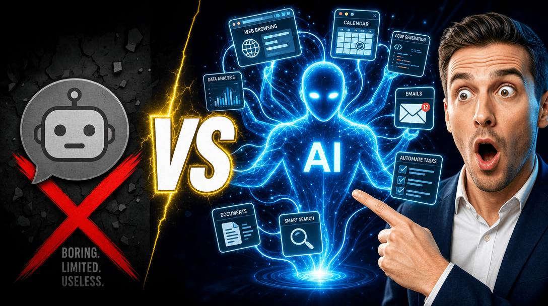 AI Agent vs Chatbot: The Real Difference for Business Owners